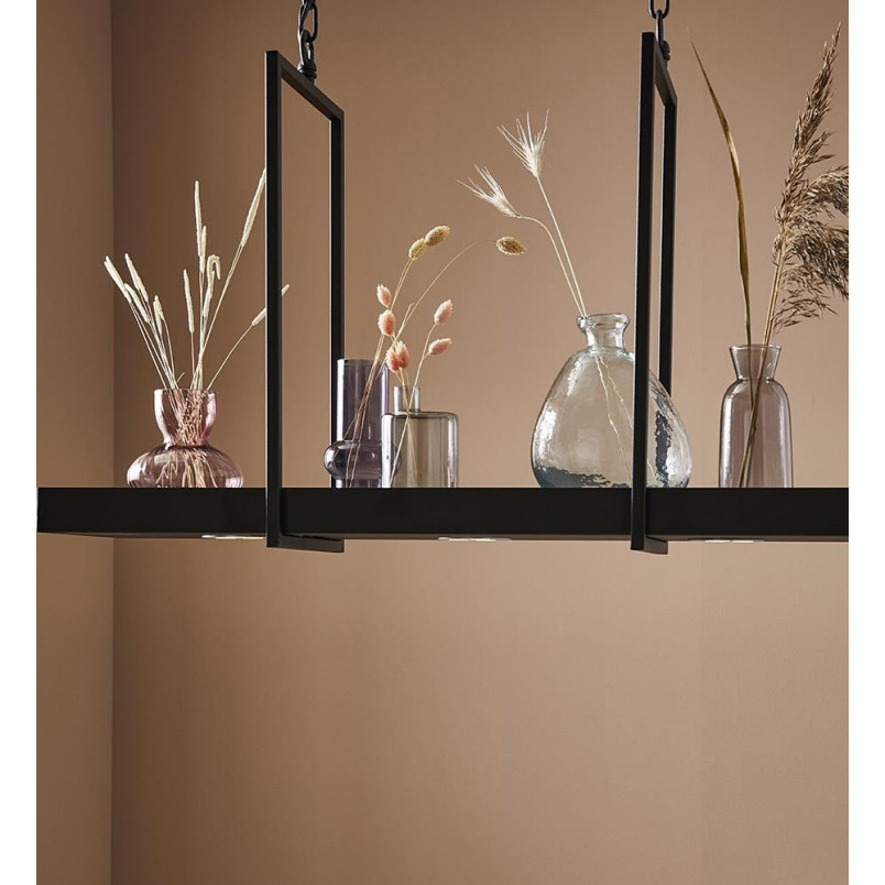 Lampa Wisząca Loft Czarna Markslojd z Półką LED 80cm | Kup Teraz