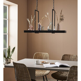 Lampa Wisząca Loft Czarna Markslojd z Półką LED 80cm | Kup Teraz