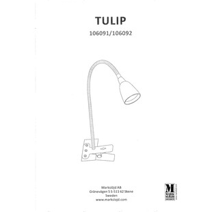 Lampa Biurkowa LED Tulip - Markslojd | Nowoczesny Design