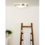 Plafon Fresh 35cm Lucide - Srebrny, E27 | Sklep z Lampami