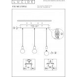 Lampa wisząca Fix Multiple III czarna - Lucide | Sklep z lampami