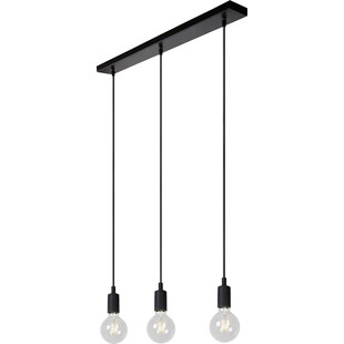 Lampa wisząca Fix Multiple III czarna - Lucide | Sklep z lampami