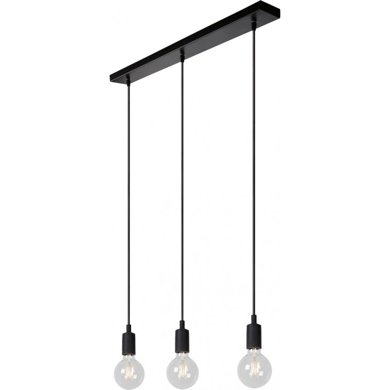 Lampa wisząca Fix Multiple III czarna - Lucide | Sklep z lampami