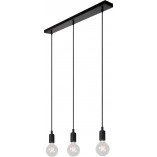 Lampa wisząca Fix Multiple III czarna - Lucide | Sklep z lampami