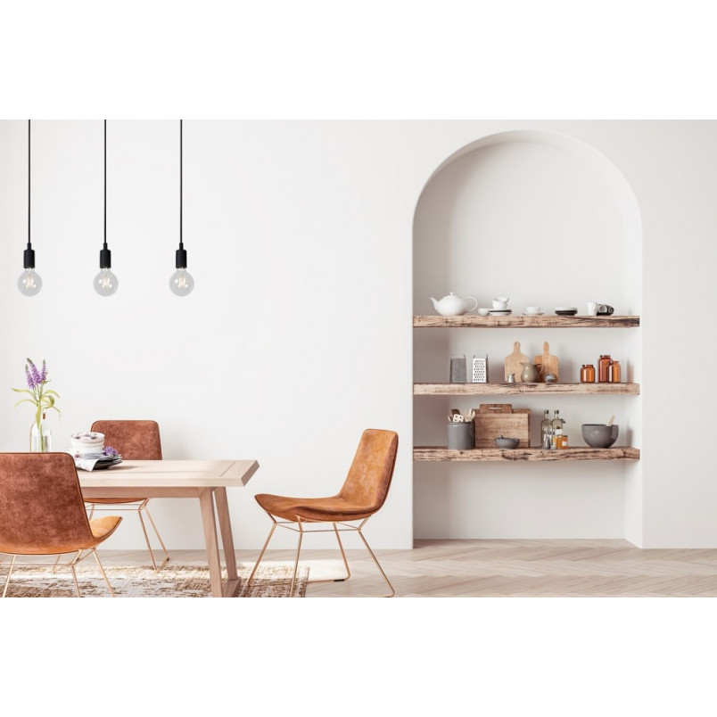 Lampa wisząca Fix Multiple III czarna - Lucide | Sklep z lampami