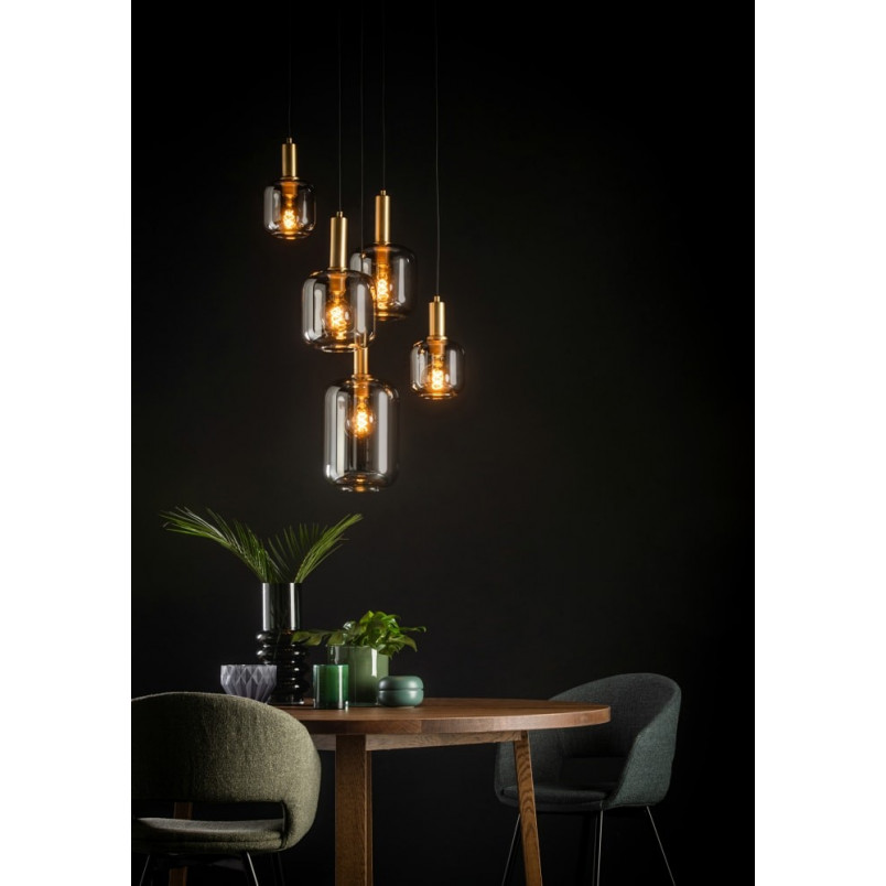 Lampa Wisząca Szklana 5-Punktowa Joanet | Lucide