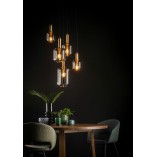 Lampa Wisząca Szklana 5-Punktowa Joanet | Lucide