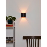 Kinkiet LED Xio czarny Lucide | Nowoczesne oświetlenie