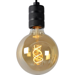 Lampa wisząca Jova - czarna, szklana, E27 | Lucide