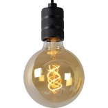 Lampa wisząca Jova - czarna, szklana, E27 | Lucide