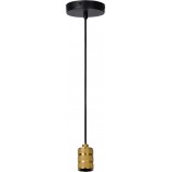 Lampa wisząca mosiężna Jova Lucide - E27, styl retro