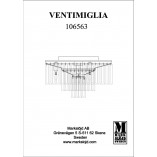 Plafon kryształowy Ventimiglia | Markslojd - Luksus i Elegancja