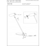 Lampa biurkowa Hester czarna | Minimalistyczny design | Lucide