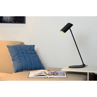 Lampa biurkowa Hester czarna | Minimalistyczny design | Lucide
