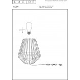 Lampa stołowa szklana retro Jany | Lucide - Sklep internetowy