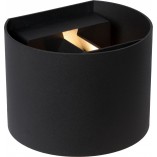 Kinkiet łazienkowy Axi Round LED czarny | Lucide
