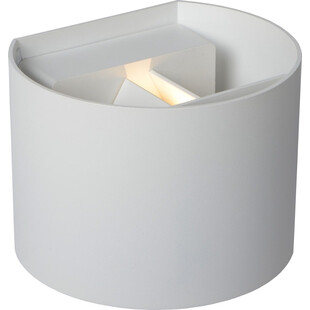 Kinkiet Łazienkowy Axi Round LED Biały | Lucide
