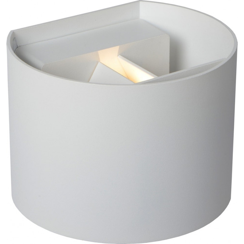 Kinkiet Łazienkowy Axi Round LED Biały | Lucide