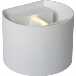 Kinkiet Łazienkowy Axi Round LED Biały | Lucide