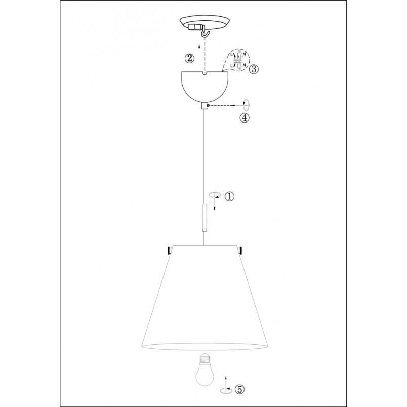 Lampa wisząca Tribe biała Markslojd | Nowoczesny design
