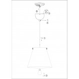 Lampa wisząca Tribe biała Markslojd | Nowoczesny design