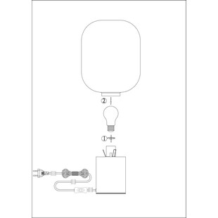 Lampa stołowa Brooklyn - szklana, dymiona, Markslojd | Kup teraz
