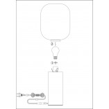Lampa stołowa Brooklyn - szkło dymione, Markslojd | Kup teraz!