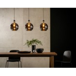 Lampa wisząca Julius Lucide - 3 szkła dymione | Sklep z lampami