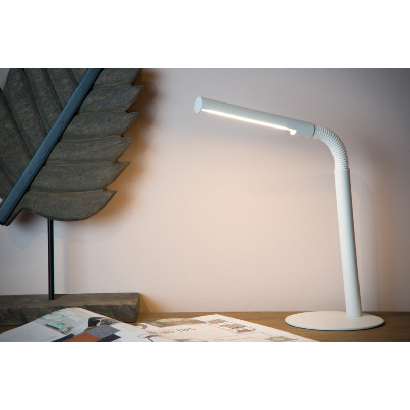 Lampa biurkowa LED Gilli biała | Lucide - Nowoczesne oświetlenie