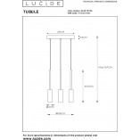 Lampa wisząca Tubule LED Lucide | Minimalistyczny design