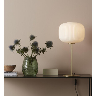 Lampa stołowa glamour Sober | Markslojd - Mosiądz, Szkło