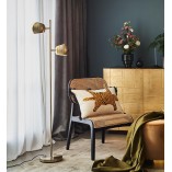 Lampa podłogowa Edgar - Mosiądz, Retro | Markslojd