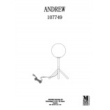 Lampa stołowa szklana kula Andrew | Markslojd - Oświetlenie