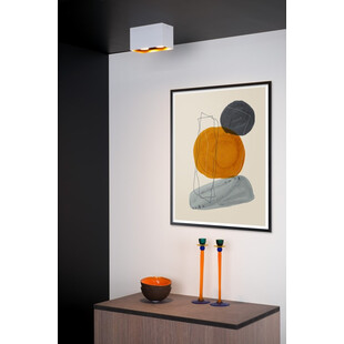 Lampa spot Bodibis Lucide | Biało-miedziana, 2xGU10