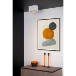 Lampa spot Bodibis Lucide | Biało-miedziana, 2xGU10