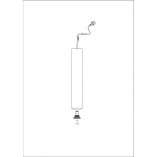 Lampa wisząca tuba Ruben czarna | Markslojd - Minimalistyczny design