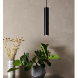 Lampa wisząca tuba Ruben czarna | Markslojd - Minimalistyczny design