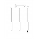 Lampa wisząca Ruben III czarna | Markslojd - Minimalistyczny design