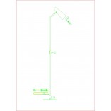 Lampa podłogowa Peak czarna - Markslojd | Skandynawski design