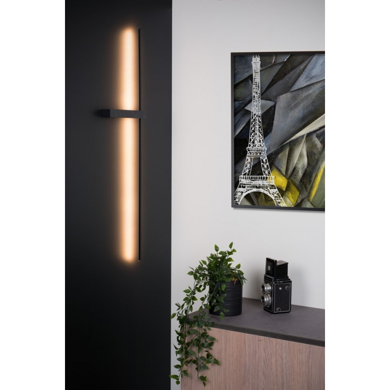 Kinkiet LED czarny Segin 90cm Lucide - Minimalistyczny Design