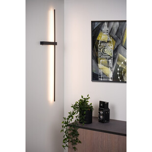 Kinkiet LED czarny Segin 90cm Lucide - Minimalistyczny Design