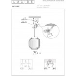 Lampa Wisząca Goose Biała Lucide | Elegancka Ceramika