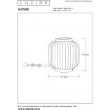 Lampa stołowa Gosse 23 biała | Lucide - Elegancki design