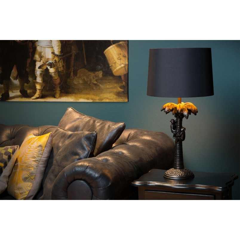Lampa stołowa Coconut czarna | Lucide - Elegancki design