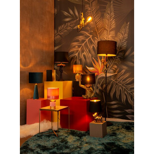 Lampa podłogowa glamour czarna Lucide | Chipm - Elegancki Design