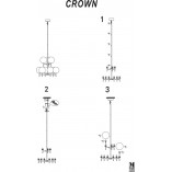Lampa wisząca szklane kule Markslojd | Glamour Crown - Kup teraz!