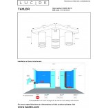 Plafon LED Taylor IV - Reflektor łazienkowy Lucide | Sklep