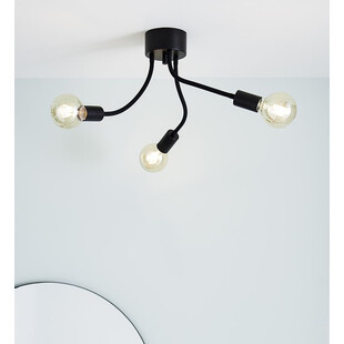 Lampa sufitowa loft regulowana Medusa III Czarna marki Markslojd