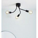 Lampa sufitowa loft Medusa III czarna | Markslojd