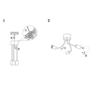 Lampa sufitowa loft Medusa III czarna | Markslojd